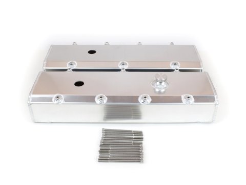 Canton Racing Fabricated Aluminum Valve Covers 65-401 Cover, Fabricated, Tall, Aluminum, Plain, Chevy, Big Block, Each