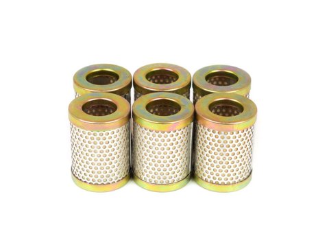 Canton Racing CM Replacement Oil Filter Elements 26-020 Elements, Replacement, Canister, 8 microns, Synthetic Fiber, 2.625 in. Height, Set of 6
