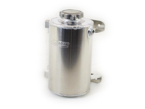 Canton Racing Coolant Recovery/Overflow Catch/Fill Tanks 80-201R Overflow Tank, 2.5 qt., Round, Aluminum, Natural, 1/4 in. NPT Inlet, Universal, Kit