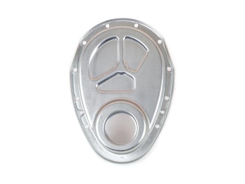 Canton Racing Timing Covers 21-900 Cover, 1-Piece, Steel, Silver, Chevy, Small Block, Each