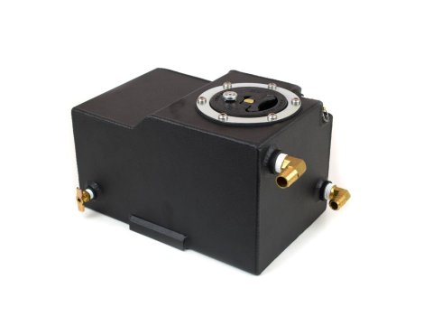 Canton Racing Supercharger Coolant Tanks for 2005-2010 MUSTANG - 80-237NDBLK ALUM SUPERCHARGER COOLANT TANK-BATTERY BOX STYLE