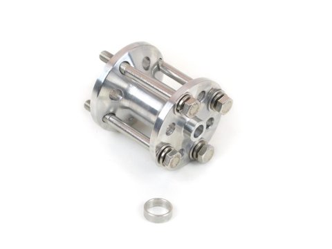 Canton Racing Fan Spacers 75-625 Spacer, Aluminum, Natural, 2.5 in., Bolts, Washers, Kit