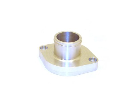 Canton Racing Billet Aluminum Water Necks 80-022 Neck, Aluminum, Natural, Straight Up, 1.50 in. Inlet Diameter, Chevy, 4.8L LS, 5.3L LS, 6.0L LS