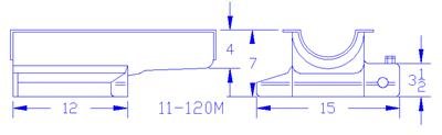 Canton Racing Circle Track Wet Sump Oil Pans 11-120M Pan, Track, Steel, 7 qt., Rear Sump, Chevy, Small Block, Each