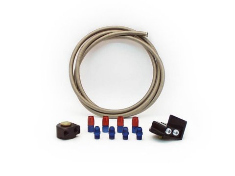 Canton Racing Remote Oil Filter Kits 22-828 Relocation Kit, Single Filter, 20mm x 1.5 Threads, 20mm x 1.5 Engine Threads, Kit