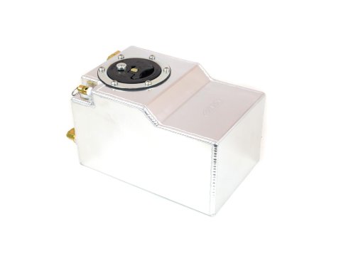 Canton Racing Supercharger Coolant Tanks for 2005-2010 MUSTANG - 80-237ND Recovery Tank, Coolant, Aluminum, Natural, Ford, Battery Box Mount, Street Use Only, Each