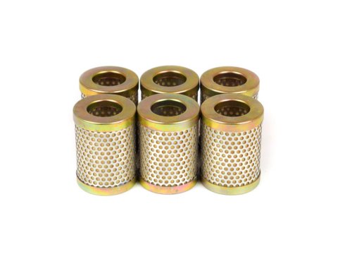 Canton Racing CM Replacement Fuel Filter Elements 26-622 Element, Alcohol, Gasoline, Nitromethane, Fabric, 8 Micron, Replacement, Set of 6