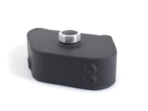 Canton Racing Products Supercharger Coolant Tanks 80-243BLK ALUM SUPERCHARGER TANK, FLAT FOR KENNE BELL KITS - BLACK PWD COAT