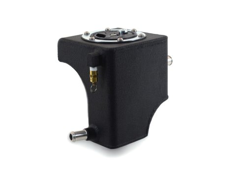 Canton Racing Supercharger Coolant Tanks for 2011-2014 MUSTANG - 80-246GTBLK Recovery Tank, Coolant, Aluminum, Black Powdercoated, Ford, Each