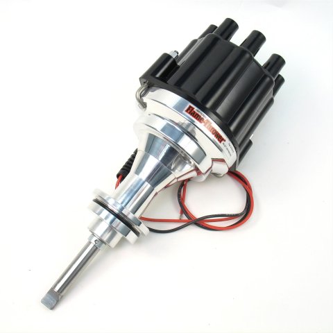 PerTronix Flame-Thrower Plug and Play Marine Distributors with Ignitor II® Module D241800 Distributor, & Marine, Hall Effect, Mechanical Advance, Black Cap, Chrysler, 273, 318, 340, 360