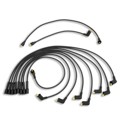 PerTronix Flame-Thrower 7mm Stock Look Spark Plug Wire Sets 708105 Wires, Flame-Thrower, Spiral Core, 7mm, Black, Straight Boots, GM/Ford/Mopar, V8, Set