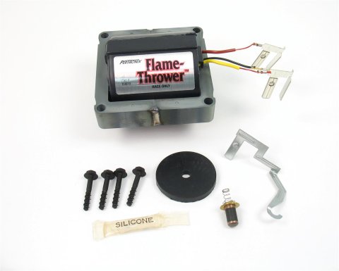 PerTronix Flame-Thrower HEI and TFI Ignition Coils D3070 Coil, Flame-Thrower, In-Cap, E-Core, Square, Epoxy, Black, 45,000 V, GM, Each