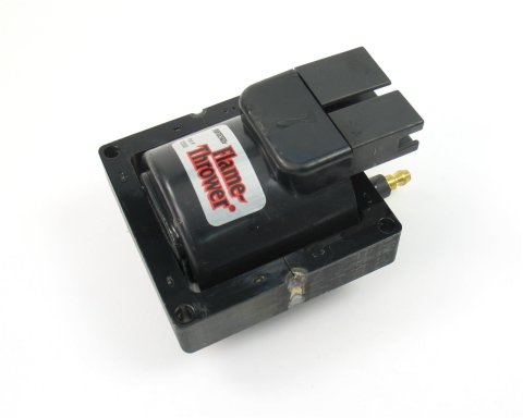 PerTronix Flame-Thrower HEI and TFI Ignition Coils D3003 Coil, Flame-Thrower, E-Core, Square, Epoxy, Black, 45,000 V, Ford, TFI, Each