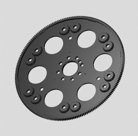 TCI Forged 168-Tooth Flexplate 399755 Flexplate, Forged, 168-tooth, Steel, Internal Engine Balance, 1-piece Rear Main Seal, SFI 29.1, Chevy, Each