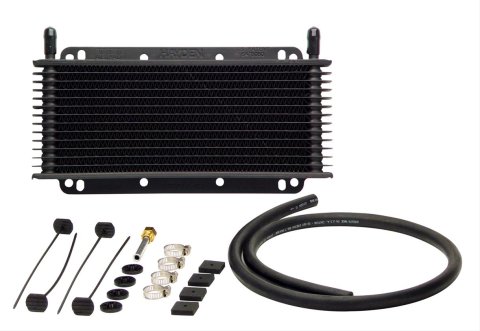 TCI Max-Cool Transmission Coolers 824101 Cooler, Max-Cool, Plate style, Aluminum, Black, 11 in. x 4 in. x 3/4 in., Each