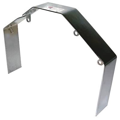 TCI Flexplate Safety Shields 940002 Automatic Transmission Shield, Flexplate, Steel, Black Powdercoated, Chevy, 3-Speed, 4-Speed, Automatic, Kit