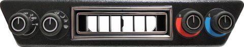 Vintage Air Gen-II Base Model Rotary Knob Controls 49205-RHA Control Panel, Knob, Underdash, Aluminum, Black, Kit