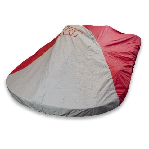 K1 RaceGear Go-Kart Covers 18-NKC-R Powersports Vehicle Covers, Covers, Nylon, Red/Gray, Each