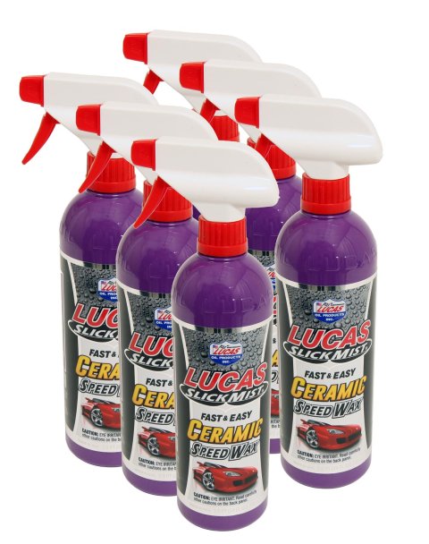 Lucas Slick Mist Ceramic Speed Wax 11294 Liquid Protectants, Wax, Case of 6