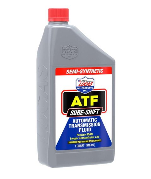Lucas Semi-Synthetic Automatic Transmission Fluid Sure Shift 10052 Fluid, Sure-Shift, Semi-Synthetic, Dexron/Mercon, One qt., Set of 6