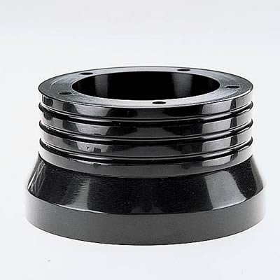 Grant Billet Style Installation Kits 5196 Steering Wheel Kit, 5-Bolt Mount, Black Luster, Aluminum, AMC, GM, Mopar, Jeep, Kit