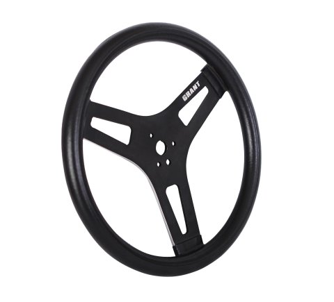 Grant Products Steering Wheels 601 Wheel, 15" Racing Wheel Aluminum Spoke Black Grip