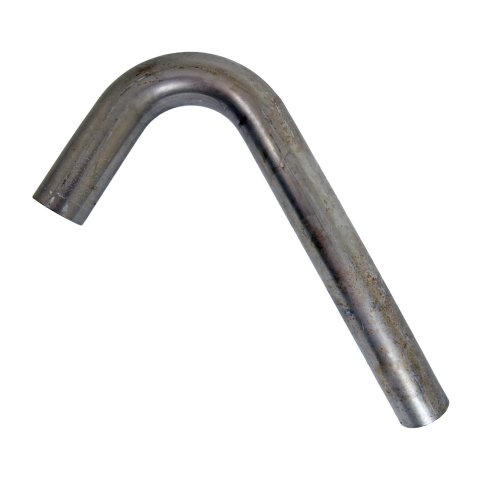 Hedman 120 Degree Mandrel Bends 1.75 Inch Steel Exhaust Pipe 29015 Tubing, Degree, Bend, 1 3/4 in. Diameter, 3.00 in. Radius, 14-Gauge, Steel, Natural, Each