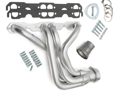 Hedman Elite Extreme-Duty Headers 69837 Headers, Extreme-Duty, Long Tube, Steel, Silver Ceramic Coated, Chevy, GMC, Small Block, Pair