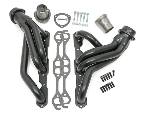 Hedman Street Headers 69010 Headers, Street, Mid-Length, Steel, Temporary Paint, Chevy, Small Block, Pair