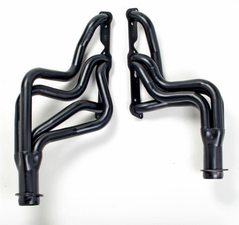 Hedman Street Headers for 1964-1972 GTO, LEMANS, 1964-1970 TEMPEST - 35260 Headers, Street, Long Tube, Steel, Temporary Paint, Pontiac, 326-455, Pair