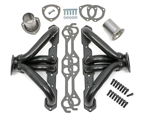 Hedman Traditional Block Hugger Headers 68560 Headers, Traditional, Hugger, Steel, Temporary Paint, Chevy, Small Block, Pair
