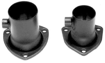 Hedman Oxygen Sensor Reducers with 2.25 Inch Outlet 21126 Header Reducer, 3-Bolt Flange, 2.5 in. Inlet, in. Outlet, Fitting, Steel, Each