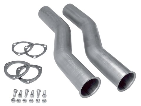 Hedman Universal Header X-Tensions 18715 Exhaust Pipe Extension; X-Tension; Exhaust Pipe Extension; Uni-Fit; 2.5 in. Tube; 2.5 in. Flanges