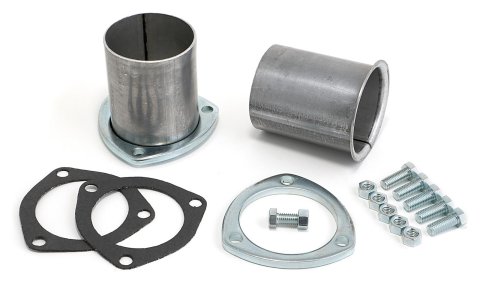 Hedman Header Reducers with 3 Inch Outlet 21121 Reducers, 3-Bolt Flange, in. Inlet, in. Outlet, Steel, Aluminized, Pair