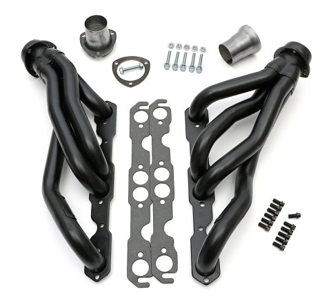 Hedman Street Headers 68600 Headers, Street, Mid-Length, Steel, Temporary Paint, Chevy Small Block, Pair