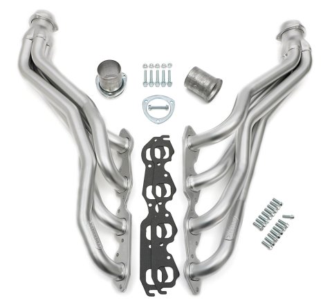 Hedman Elite Extreme-Duty Headers 69850 Headers, Extreme-Duty, Long Tube, Steel, Silver Ceramic Coated, Chevy, GMC, 7.4L, Pair