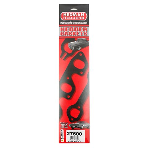 Hedman Header Gaskets 27600 Exhaust Gaskets, Header, High-Temperature, Pontiac, V8, Pair