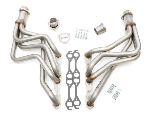 Hedman 304 Stainless Steel Headers 62270 Headers, Long Tube, Steel, Natural, Chevy, Small Block, Pair
