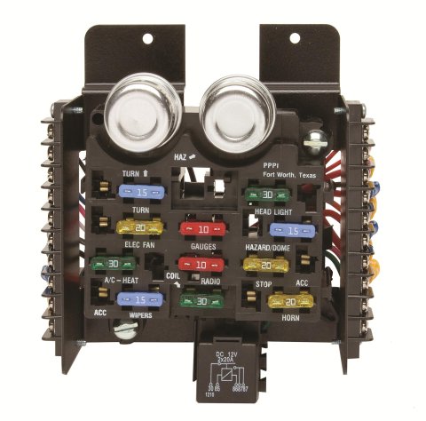 Painless Performance 14-Circuit Pre-Wired Universal Style Fuse Blocks 30001 Block, 14-Circuit, Universal, Kit