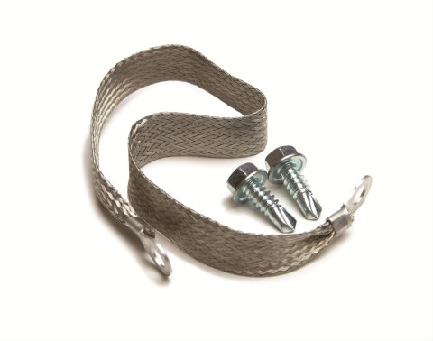Painless Performance Engine Ground Straps 40142 Strap, 10-gauge, Tin Plated Copper, 11 in. Length, Each