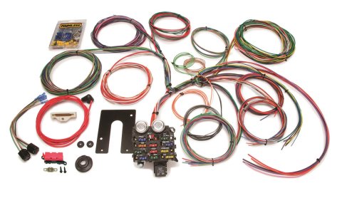 Painless Performance 22-Circuit Jeep CJ Harnesses 10105 Wiring Harness, 22-Circuit, Dash Ignition, Front Fuse Block, Spade Fuse, Jeep, Kit