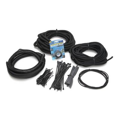 Painless Performance PowerBraid Fuel Injection Harness Kits 70921 Wire Wrap, PowerBraid, Harness, 1/8 in., 1/4 in., 1/2 in., 1 in. Diameters, Kit