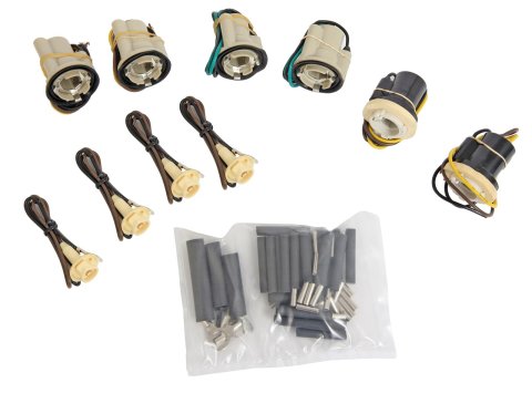 Painless Performance GM Pickup Headlight Pigtail Socket Kits 30351 Light Bulb Socket, Headlight, Plastic, Single Square Headlights, Kit
