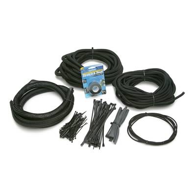 Painless Performance PowerBraid Wire Wrap 70922 Wrap, PowerBraid, Black, Fits PRF-10113 and PRF-10114, Ford, Kit