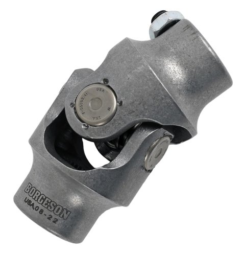 Borgeson Universal Steering U-Joints 013418 Joint, Steel, 3/4 in. 36-Spline, 5/8 in. 36-Spline, Each