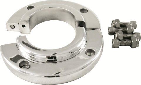 Borgeson Steering Column Solid Swivel Floor Mounts 909014 Mount, Floor, Swivel, Aluminum, Polished, 1.50 in. Diameter, Each