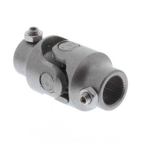 Borgeson Universal Steering U-Joints 113440 U-Joint, Standard Style, Stainless Steel, Natural, 3/4 in. 36-spline, 13/16 in. 36-spline, Each