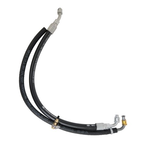 Borgeson Power Steering Hose Kits 925119 Hoses, Rubber, Black, Kit