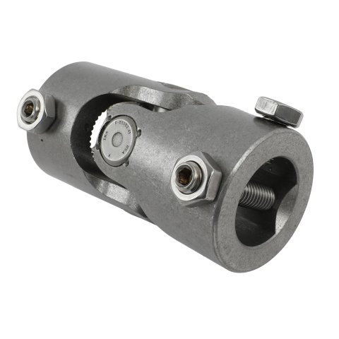 Borgeson Universal Steering U-Joints 114352 Joint, Stainless Steel, Natural, 1 in. 48-Spline, 1 in. DD, Each