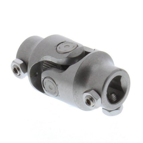 Borgeson Universal Steering U-Joints 114909 Joint, Stainless Steel, Natural, 3/4 in. DD, 9/16 in. 26-Spline, Each